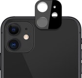 Voor iPhone 11 2 stks mocolo 0.15mm 9H 2.5D ronde rand achteruitrijcamera lens gehard glas film (zwart)