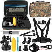 20 in 1 GoPro accessoire camouflage combo kit voor GoPro HERO 6 / 5 / 4 Session / 4 / 3+ / 3 / 2 / 1