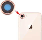 Let op type!! Rear Camera Lens Ring for iPhone 8 (Gold)