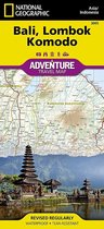 National Geographic Adventure Map Bali, Lombok, and Komodo Map Asia, Indonesia