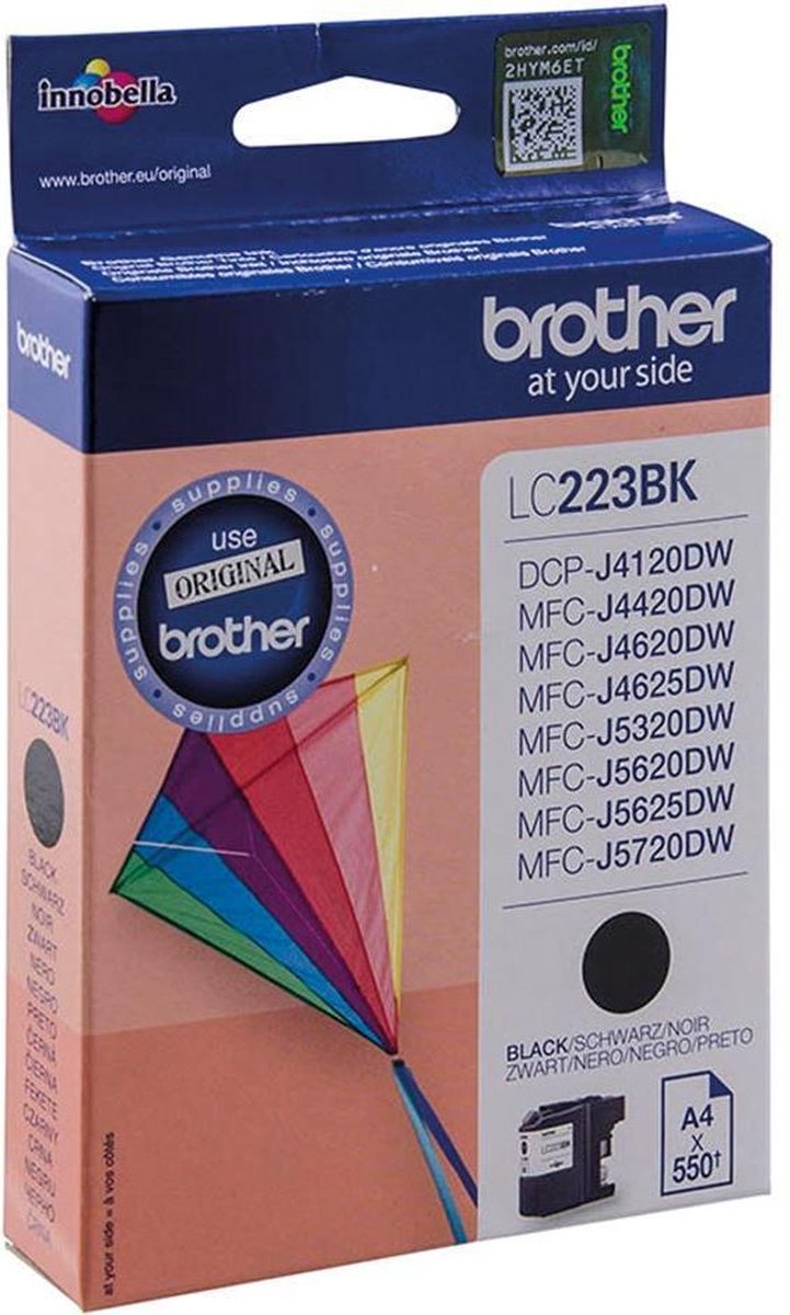 Brother LC-223BK - Inktcartridge / Zwart | bol.com