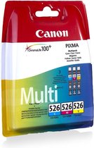 Bol.com Canon CLI-526 - Inktcartridge - Cyaan / Magenta / Geel aanbieding
