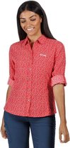 Regatta Blouse Nimis Ii Dames Katoen Rood Maat 46