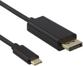 USB-C naar DisplayPort kabel - 4K 60Hz - 3 meter - Zwart