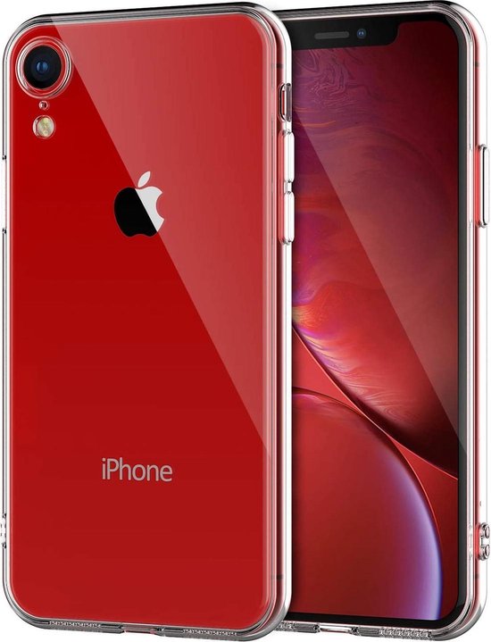 Verbonden Overredend noedels Siliconen hoesje met camera bescherming geschikt voor Apple iPhone Xr -  transparant | bol.com