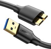 Ugreen USB-kabel 1 meter USB 3.2 Gen 1 (3.1 Gen 1) USB A Micro-USB B    Zwart