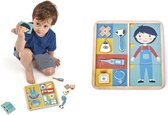 Tender Toys Puzzle Forme Ouch Bois Junior 21 X 21 X 1 Cm