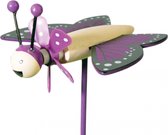 Tib Windmolen Butterfly Friends Junior 27 Cm Hout Paars