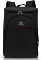 Needventure Koeltas - Lunchtas - Koelrugtas - Picknicktas - 20 Liter - Flessenhouder - Bieropener - Zwart