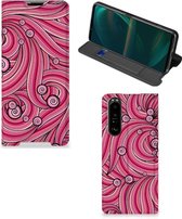 Coque pour téléphone portable Sony Xperia 5 III Coque photo design Swirl Pink