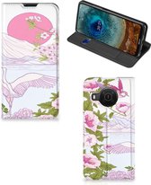 Book Style Case Nokia X20 | X10 Smartphone Hoesje Bird Standing