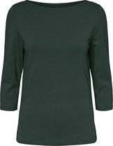 Vero Moda T-shirt Vmpanda Modal 3/4 Top Color 10233477 Sea Moss Dames Maat - M