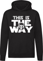 This is the way Hoodie | sweater | trui | starwars | star wars | mendalorian | unisex | capuchon