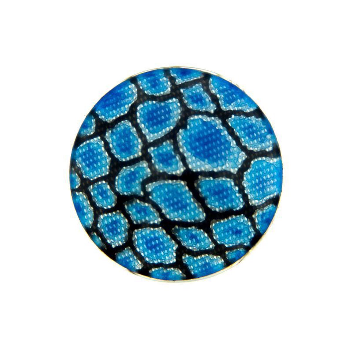Zilveren Munt met Blauwe Emaille van MY iMenso