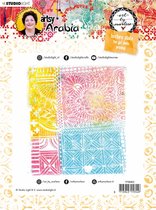 Studio Light Cling texture plate - Art by Marlene - Artsy Arabia nr. 03