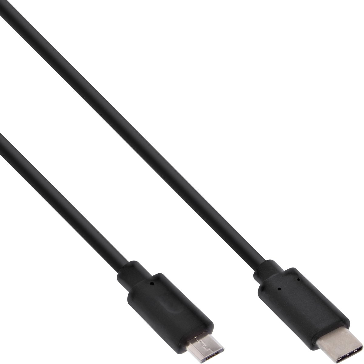 USB-C naar USB Micro B kabel - USB 2.0 - 2 meter - Zwart