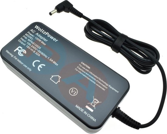 Laptop Adapter 120W (19V-6.32A) 5.5x2.5mm geschikt voor AsusPro A6421 All  in One | bol.com