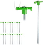 20x grondpen lichtgroen - rotspen - tentharingen - rotsharing - grondanker