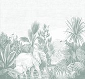 ESTAhome fotobehang jungle-motief groen - 159060 - 3 x 2.79 m