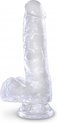 Pipedream - King Cock 6 Inch Cock with Balls - Dildos Transparant
