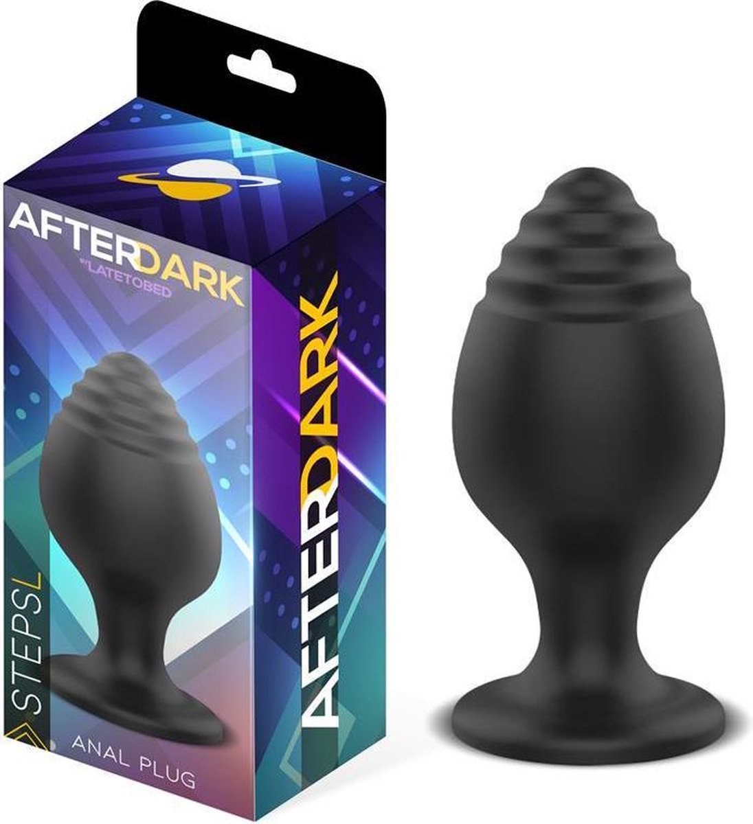 Goedkoopste AFTERDARK - Steps Butt Plug Silicone Size L 9 Cm X 4.5 Cm