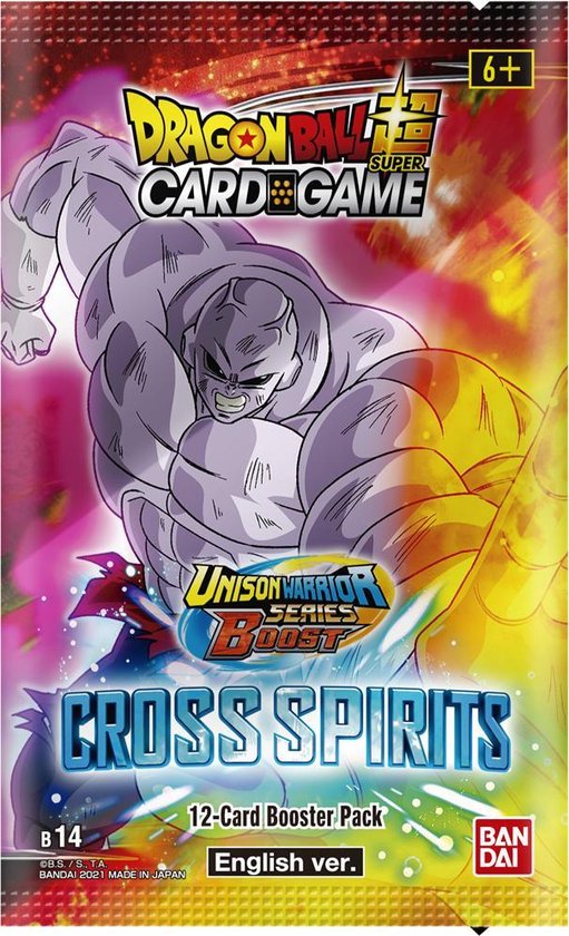 dragon ball super cross spirits booster box Dragon Ball Super Cross Spirits Booster Pack 2021 – Card Dynasty main image 0