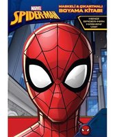 Marvel Spider Man Maskeli ve Çıkartmalı Boyama Kitabı