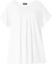 BASE LEVEL CURVY Yokia T-Shirt - White - maat 1(48)