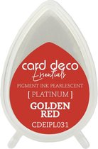 Card Deco Essentials Fast-Drying Pigment Ink Pearlescent Golden Red