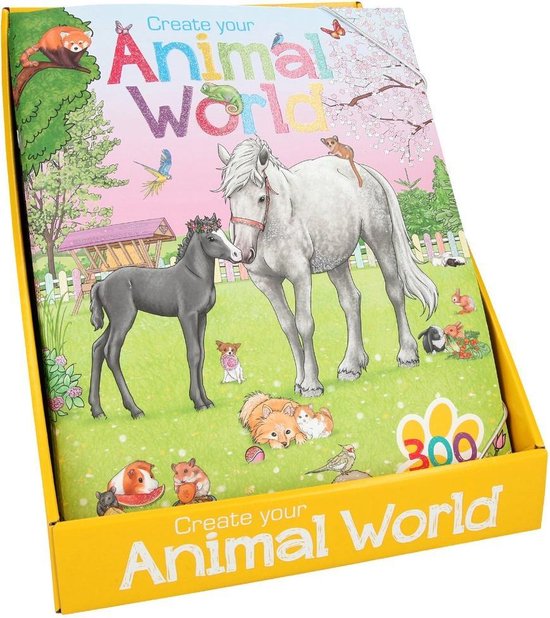 Create Your Animal World Activity Stickerboek