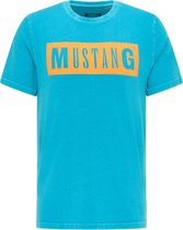 Mustang shirt Aqua-M