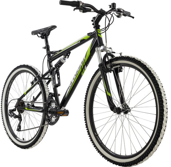 KS Cycling Fiets Mountainbike Fully 26 inch Scrawler zwart - 51 cm