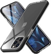ShieldCase Bumper case geschikt voor Apple iPhone 12 Pro Max - transparant-zwart
