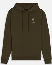 Silvercreek  Logo Hoodie  Mannen Green Dark