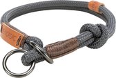 Trixie BE NORDIC sliphalsband met stop | S 35 cm ø6 mm Grijs