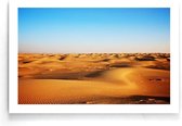 Walljar - Blue Desert - Muurdecoratie - Poster