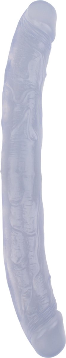 Goedkoopste Dubbele dildo 32,5 cm - transparant