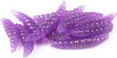 Libra Lures Larve - Purple Glitter - 3cm - 15 Stuks - Paars