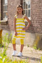 Loff meiden mouwloze jurk Block Stripe Yellow