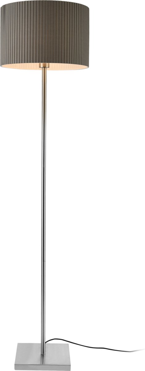 Vloerlamp staande lamp Coimbra 151xØ38 cm E27 grijs