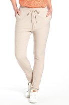 Bruine Broek/Pantalon van Je m'appelle - Dames - Travelstof - Maat XL - 4 maten beschikbaar