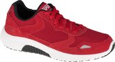 Skechers Paxmen 52518-RDBK, Mannen, Rood, Sportschoenen,Sneakers, maat: 41,5