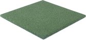 Rubber dakterrastegel groen | 10 stuks | Per 1,6 m² | 40x40x2,5cm.