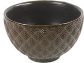 schaal Sidney 18 x 11 cm keramiek petrolblauw