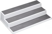 antislip-keukenkast 38 x 22,5 x 8,5 cm wit/grijs