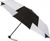 paraplu windproof handopening 98 cm zwart/wit