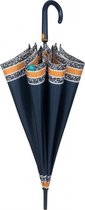paraplu 102 cm automatisch dames donkerblauw