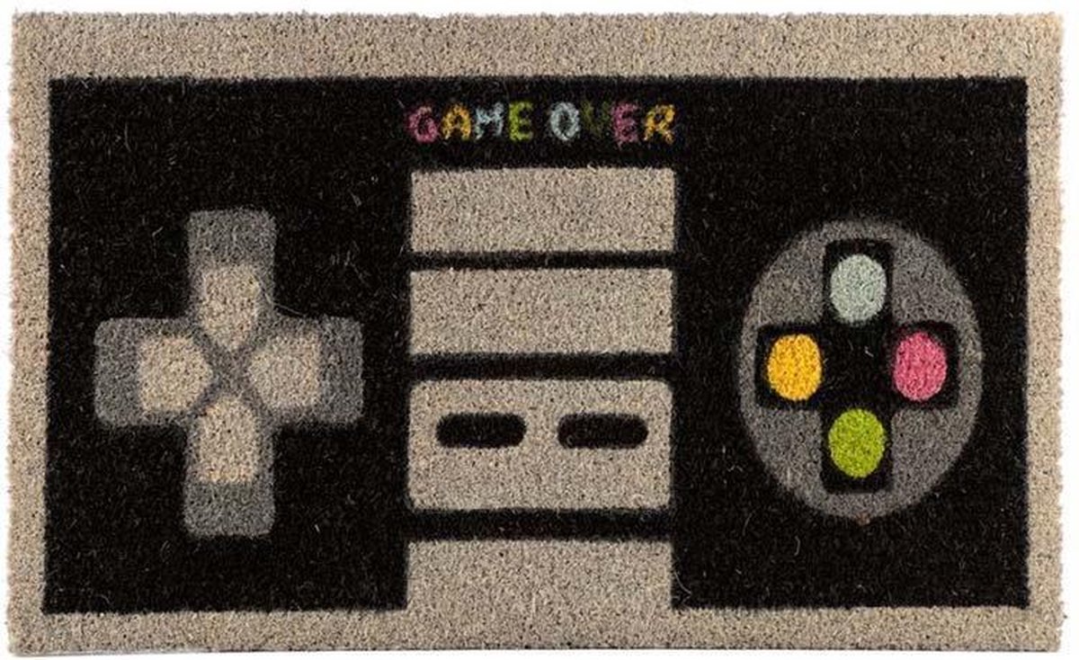 Game over deurmat cadeau doormat kado gamen Nintendo gamer