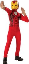 verkleedpak OPP Iron Man kinderen rood 3-delig mt 128