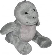 knuffel NHM Diplodocus 8 cm pluche grijs